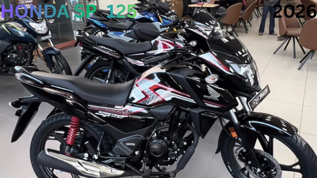 title Honda SP Shine BS6 2026 लॉन्च – 60km/l माइलेज और 10.8PS पावर के साथ बनी सबसे भरोसेमंद 125cc बाइक